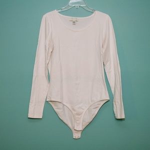 COPY - Forever 21+ White Long Sleeve Bodysuit